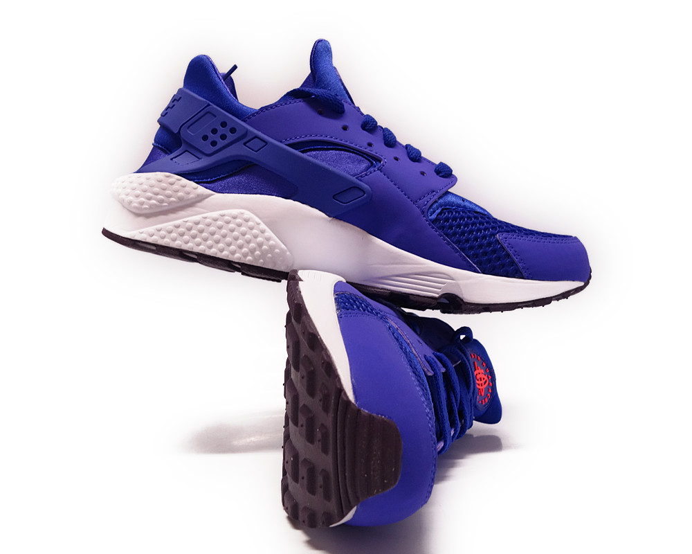 nike huarache white purple